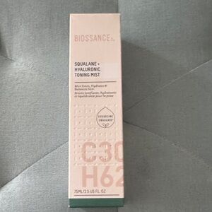 NWT / Sealed / Authentic / NIB Biossance Squalane Hyaluronic Toning Mist